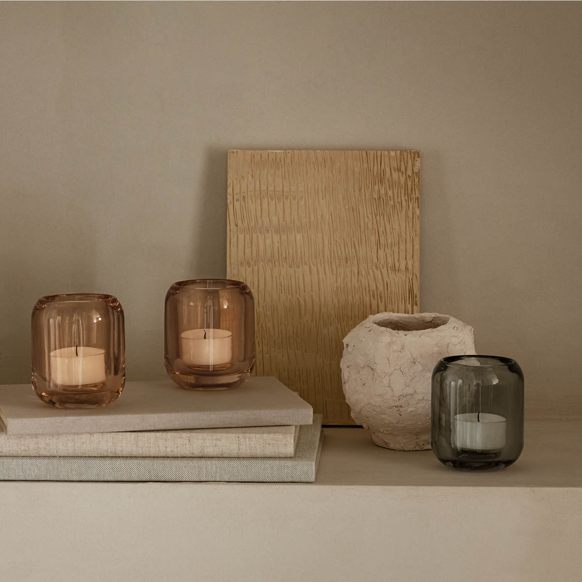 Eva Solo Acorn Ljuslyktor 2-pack Stone