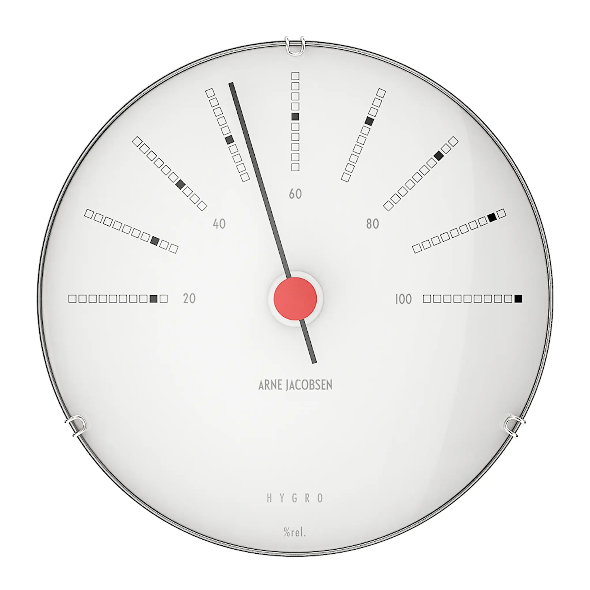 Arne Jacobsen Bankers Hygrometer 12 cm Vit