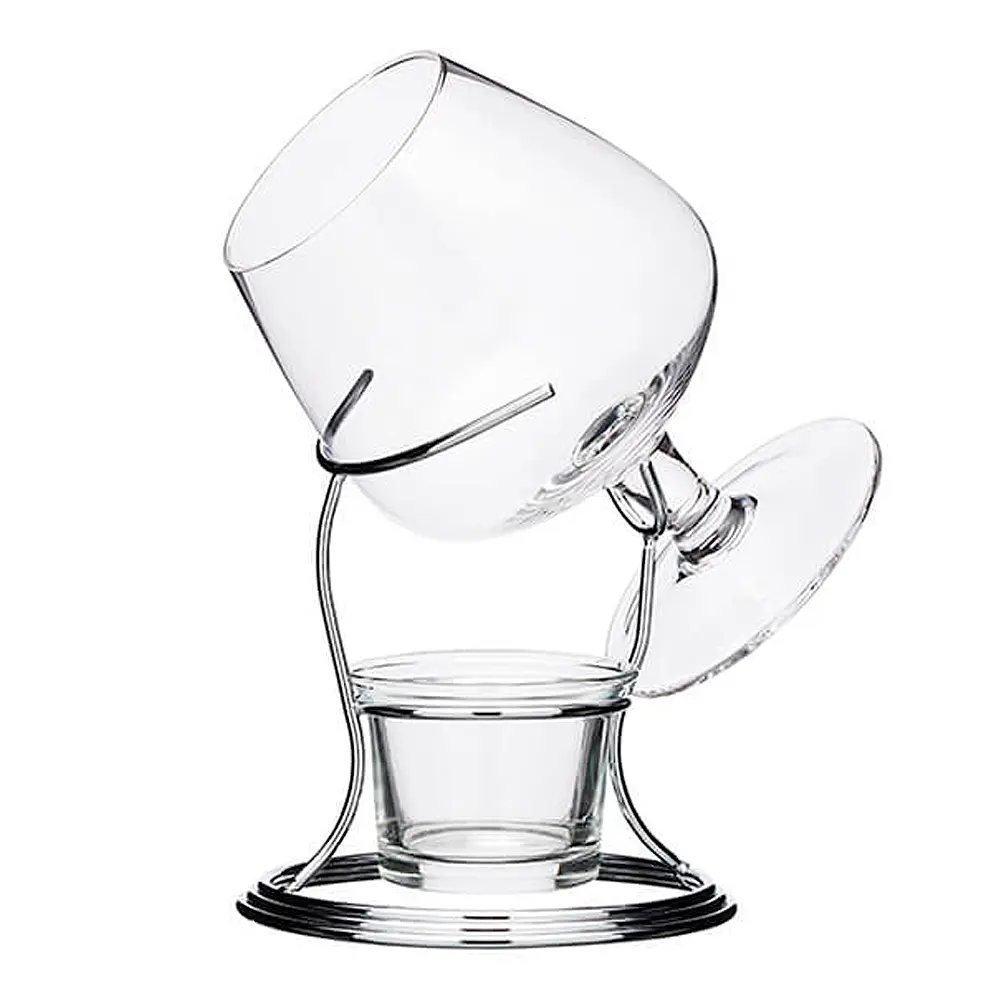 Setti Konjakkilasi + Lämmitin