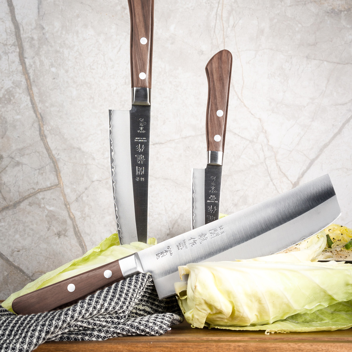 Sekiryu Wood chopper kniv 16,5 cm silver