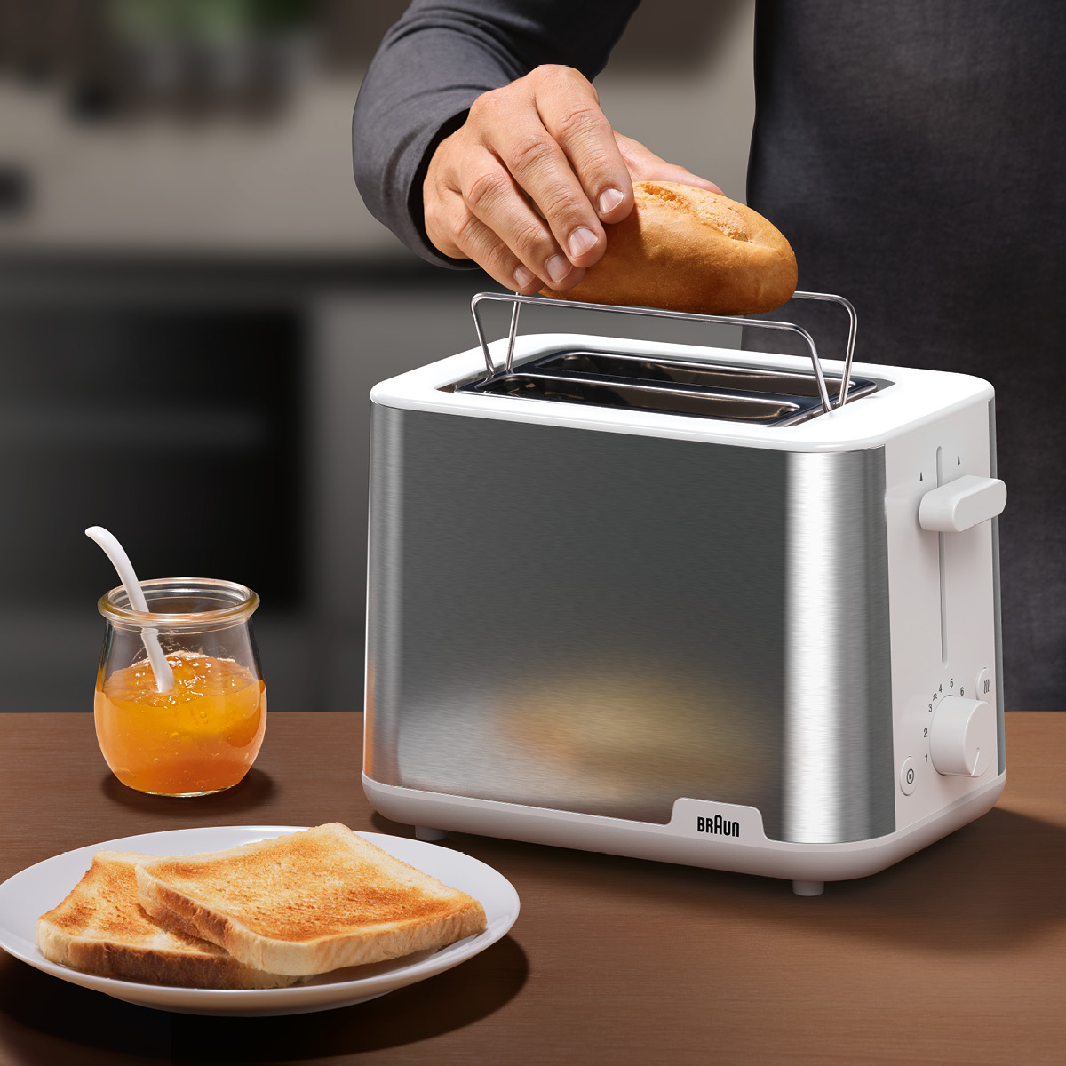 Braun Purshine Brödrost HT1510.WH Vit
