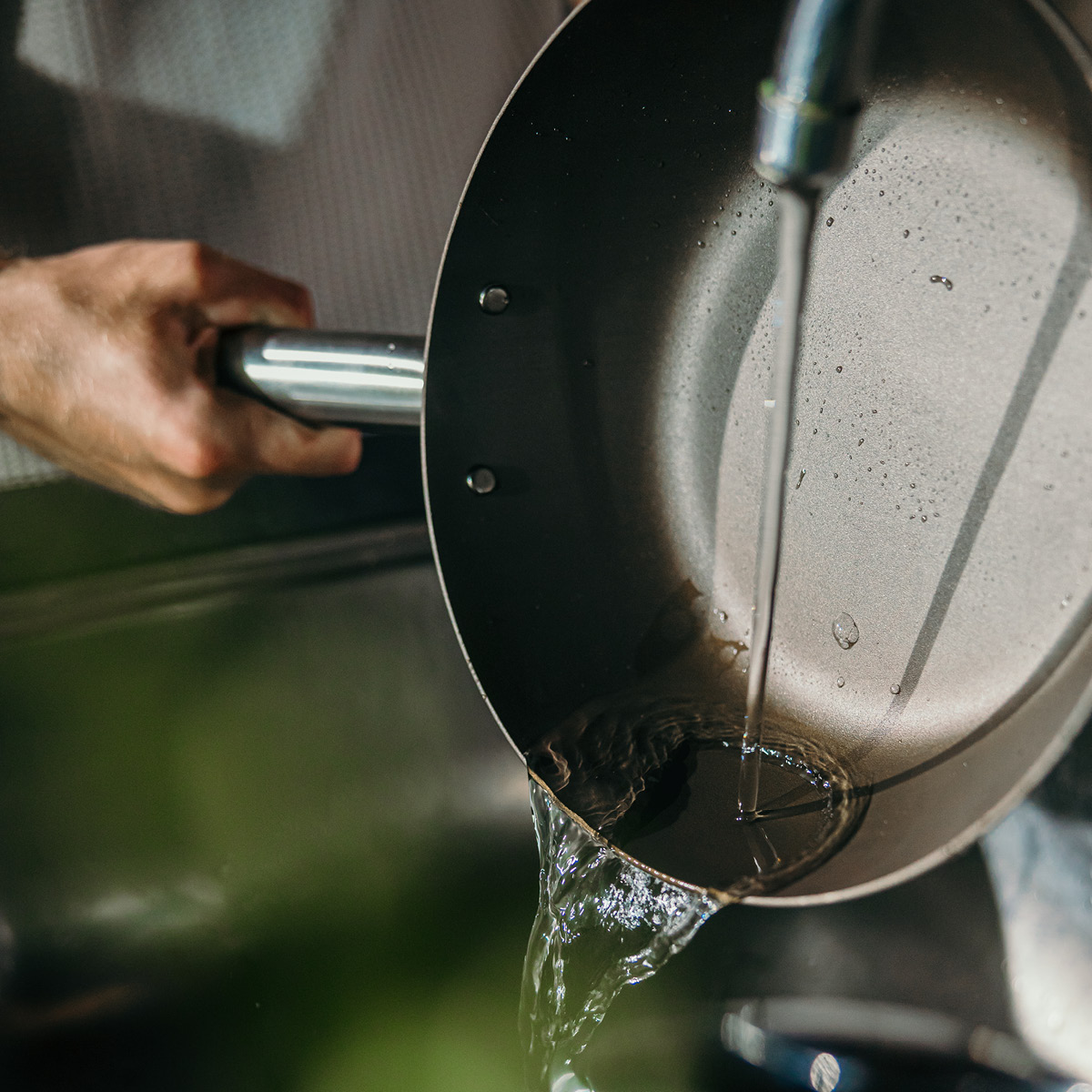 Skottsberg Wokpanna i kolstål 28 cm