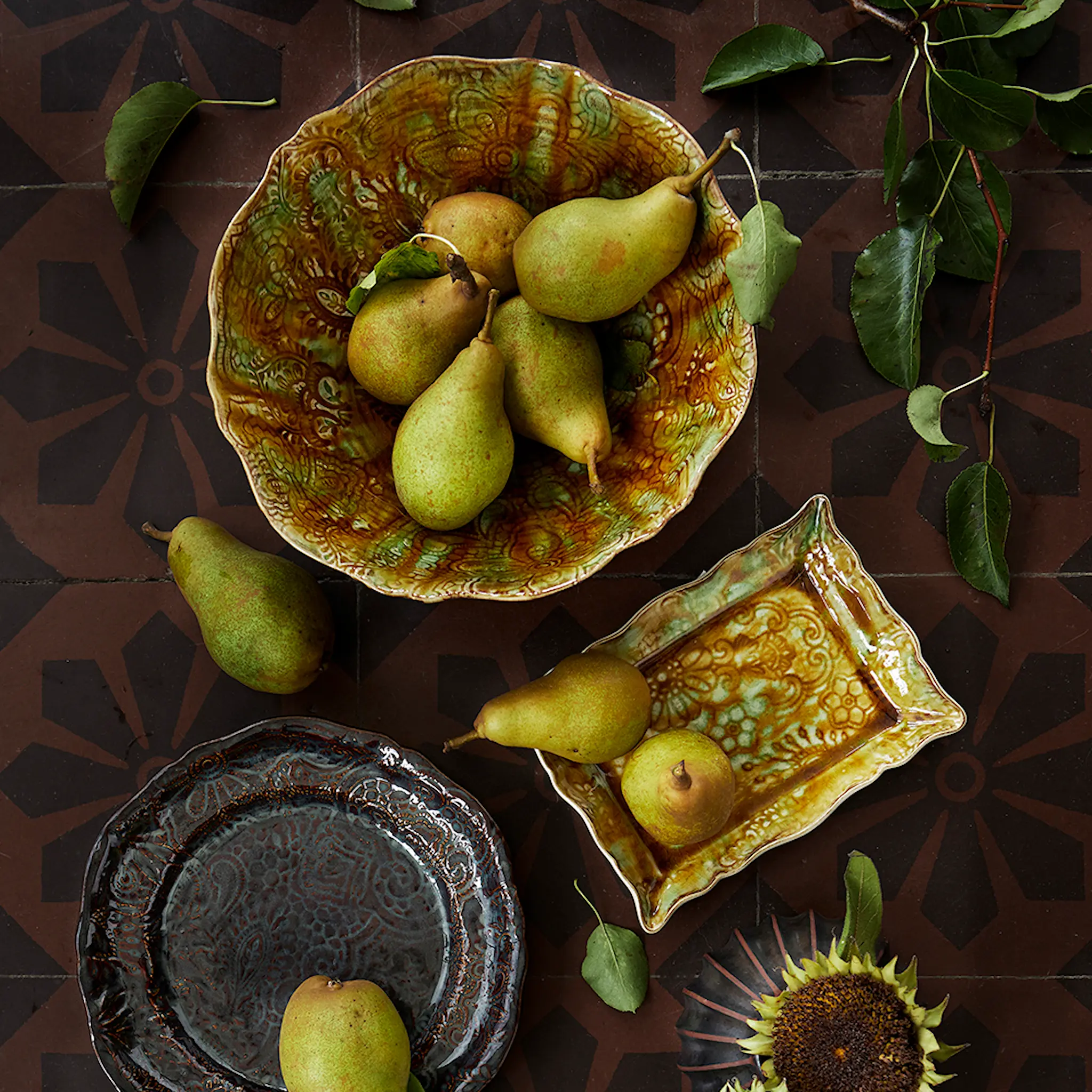 Sthål Arabesque Skål 26 cm Pineapple