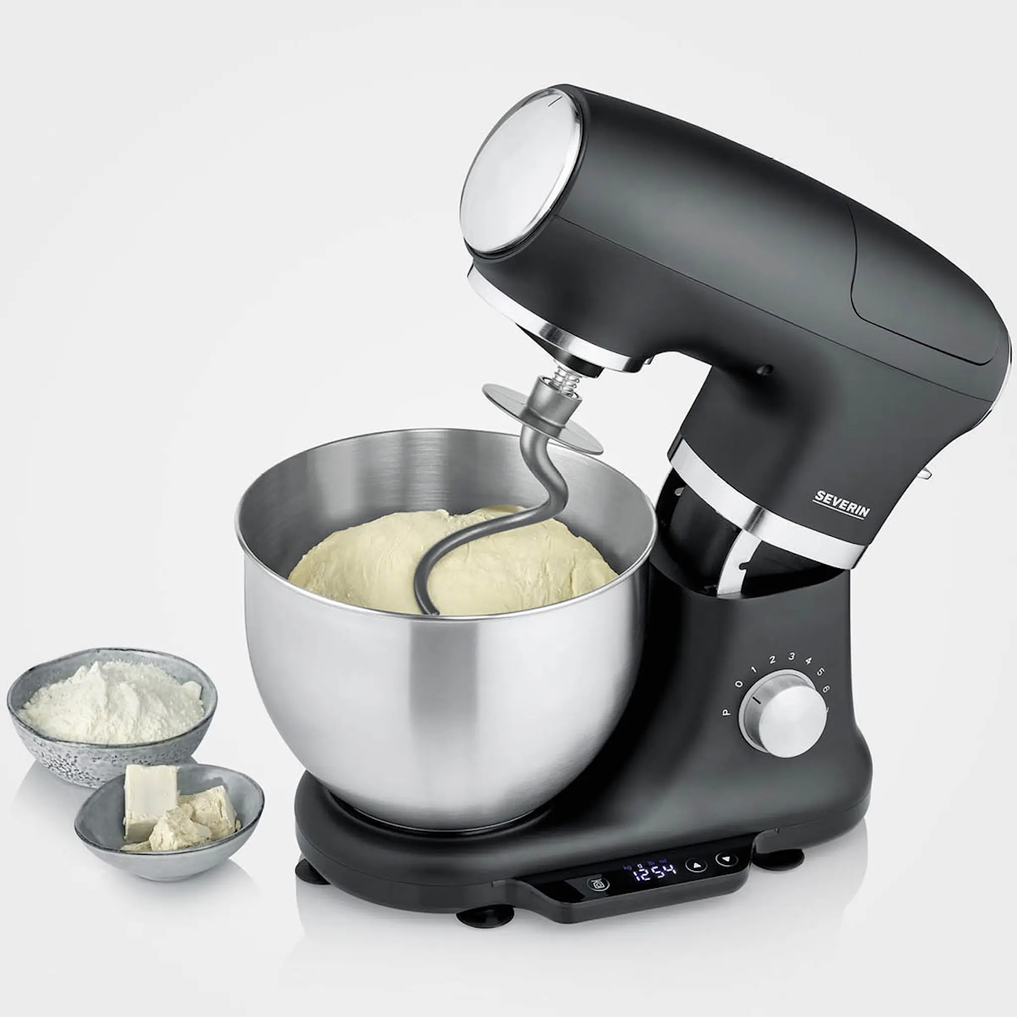 Severin Köksmaskin KM3898 5,5 L 1000W svart