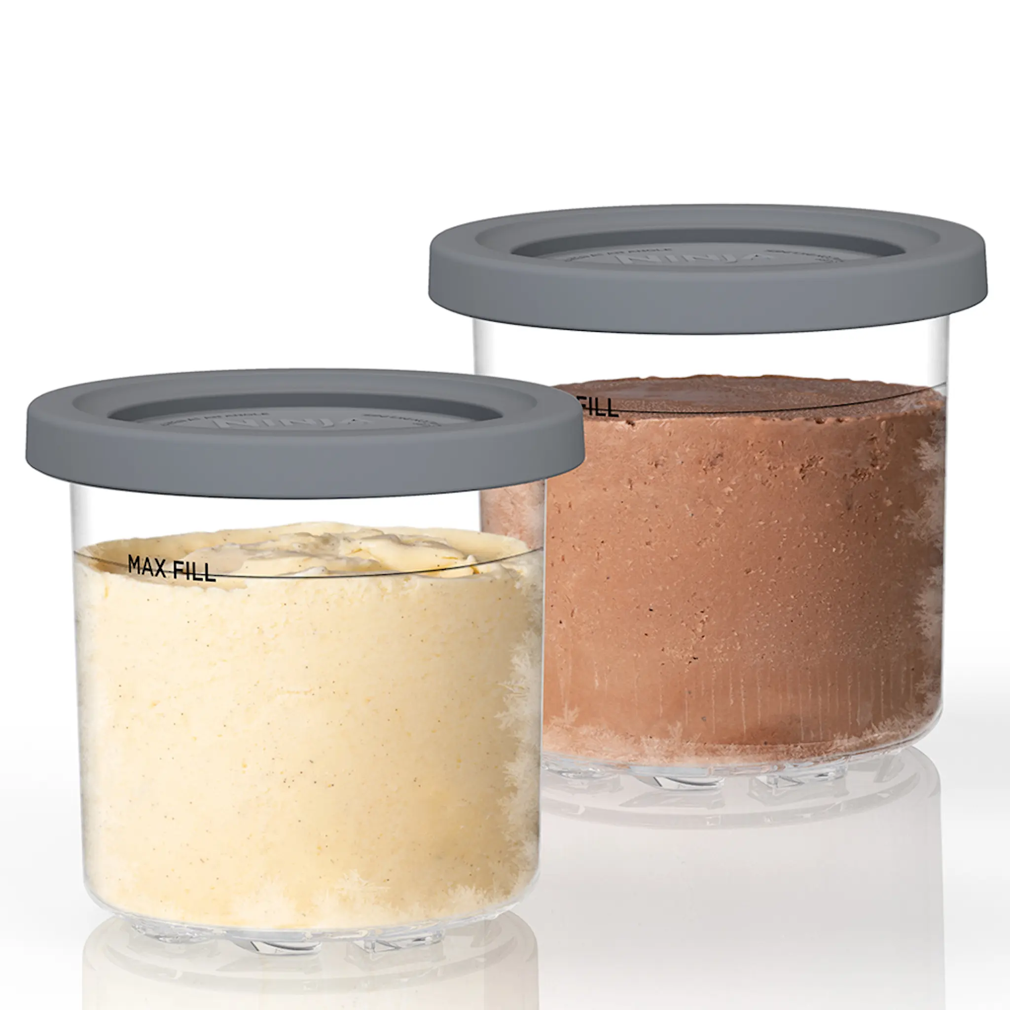 Ninja CREAMi glassbyttor NC300EU 4,5 dl 2-pack gul/rosa