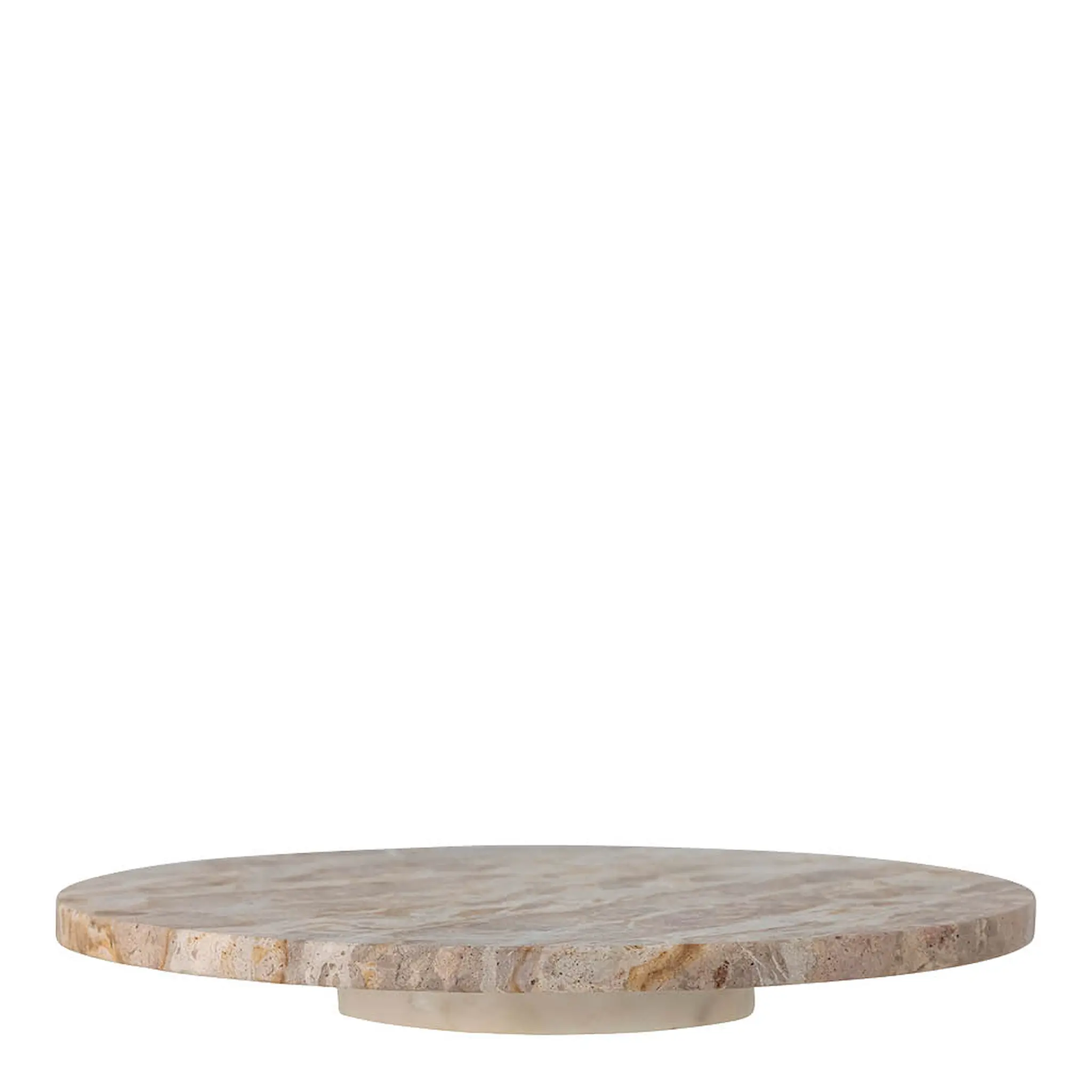 Bloomingville Nuni roterande fat 36 cm marmor brun