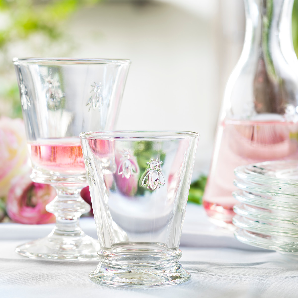 La Rochère Abeille Glas med Fot 35 cl 6-pack