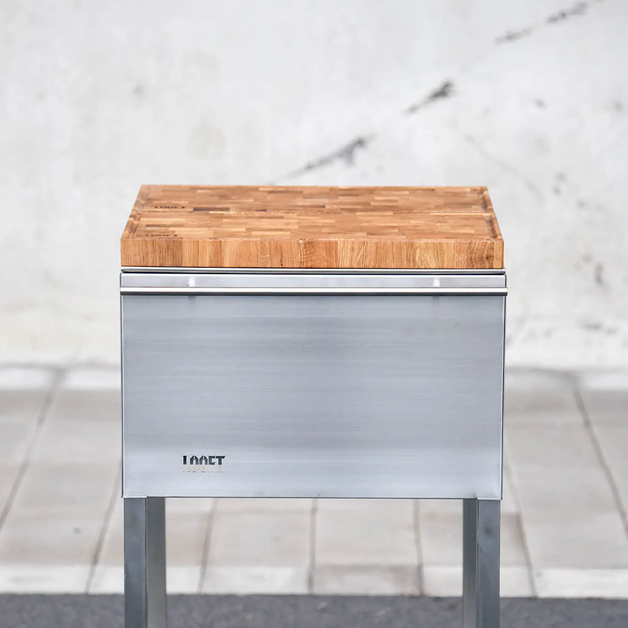 Looft Skjærefjøl integrerbar utekjøkken 25x50 cm eik