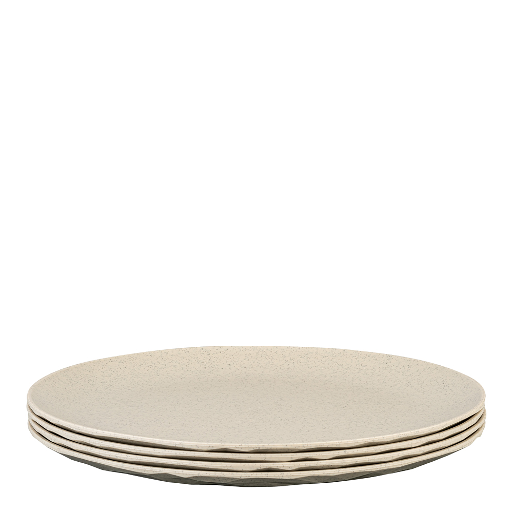 Koziol - Club Lautanen 26 cm 4 kpl Beige
