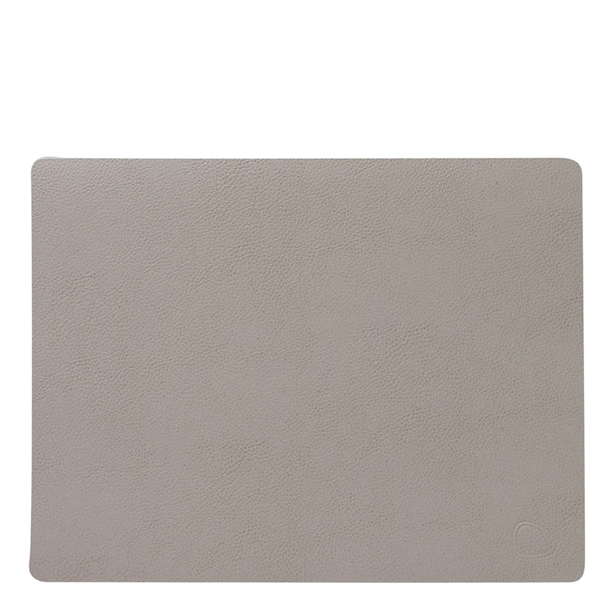 LIND DNA Leather Serene Rectangle Bordstablett 26x34 cm Ash