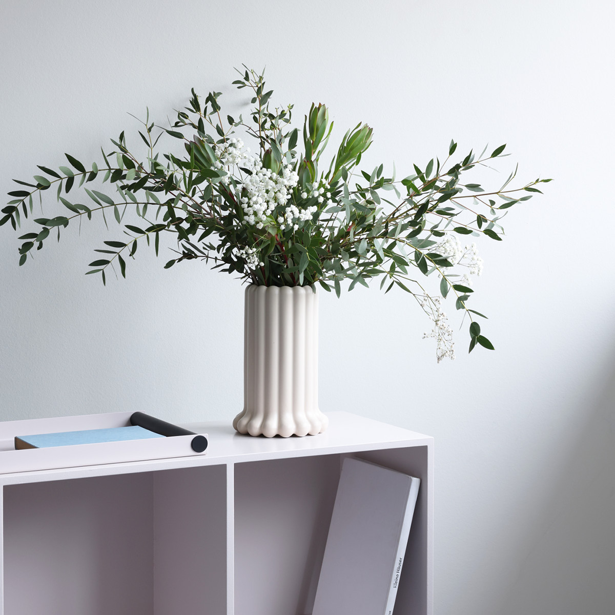 Design Letters Tubular Vas 24 cm Beige