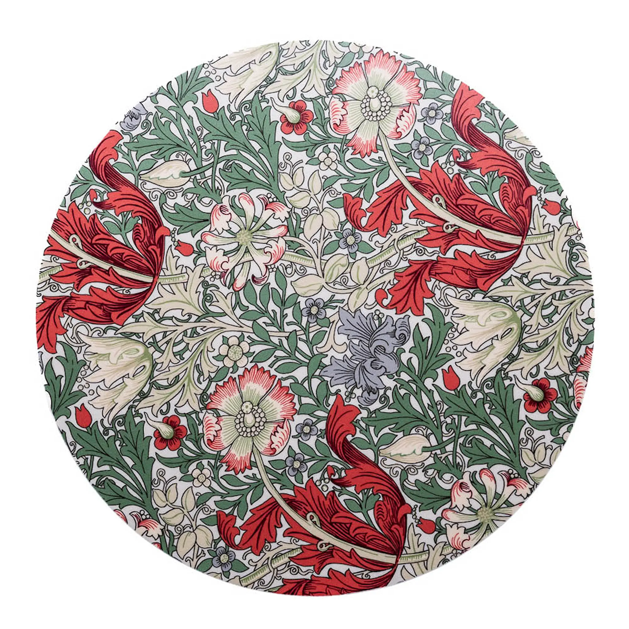 William Morris Comton grytunderlägg 21 cm röd