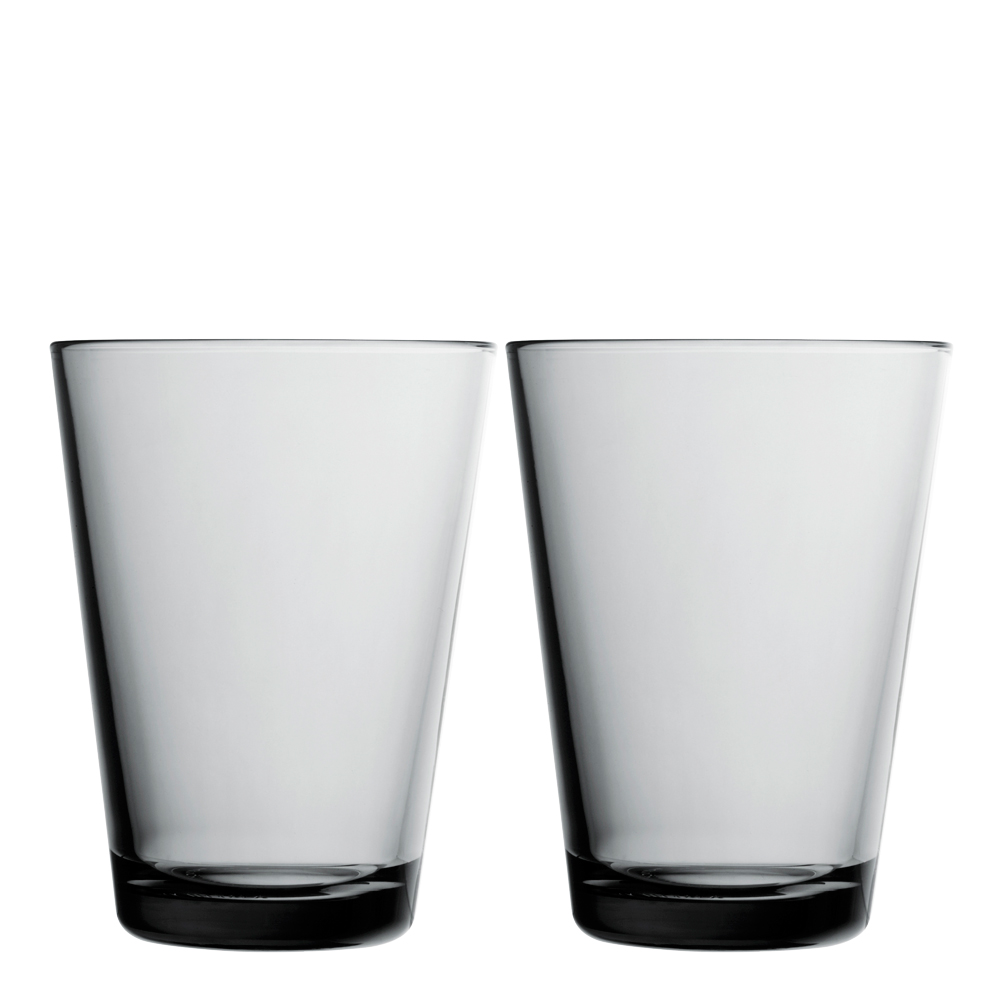 iittala Kartio glas 40 cl 2-pack grå