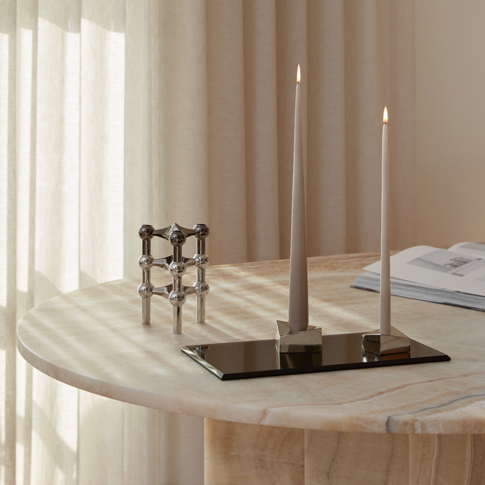 Stoff Nagel Stoff Nagel Reflect Kynttilänpidike 2,7x4,5 cm Kromi