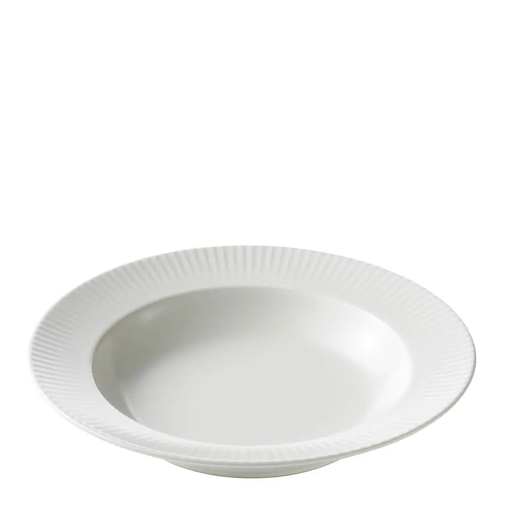 Groovy Keittolautanen 23 cm Valkoinen