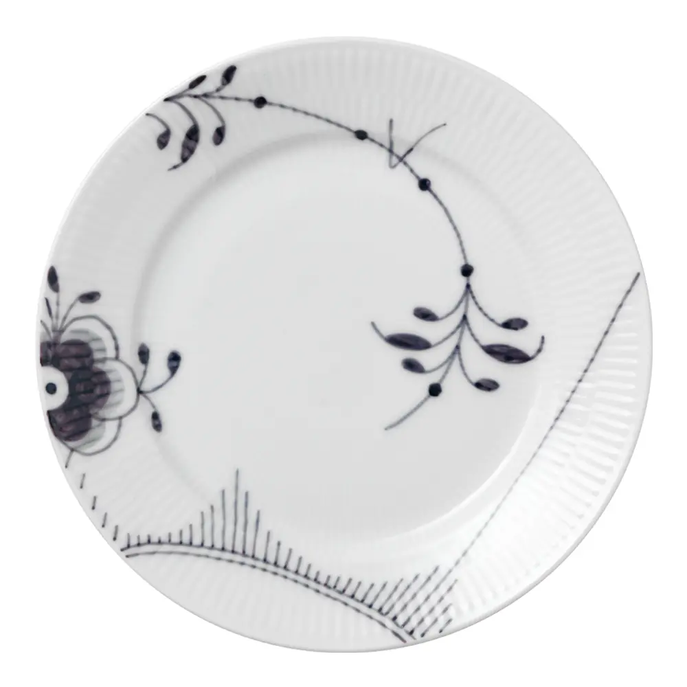 Black Fluted Mega Lautanen 22 cm kuvio 2