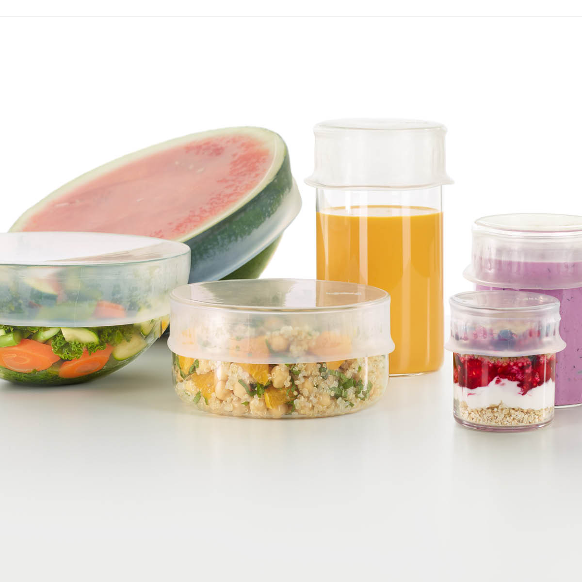 Lékué Återanvändbart stretchlock 26 cm klar