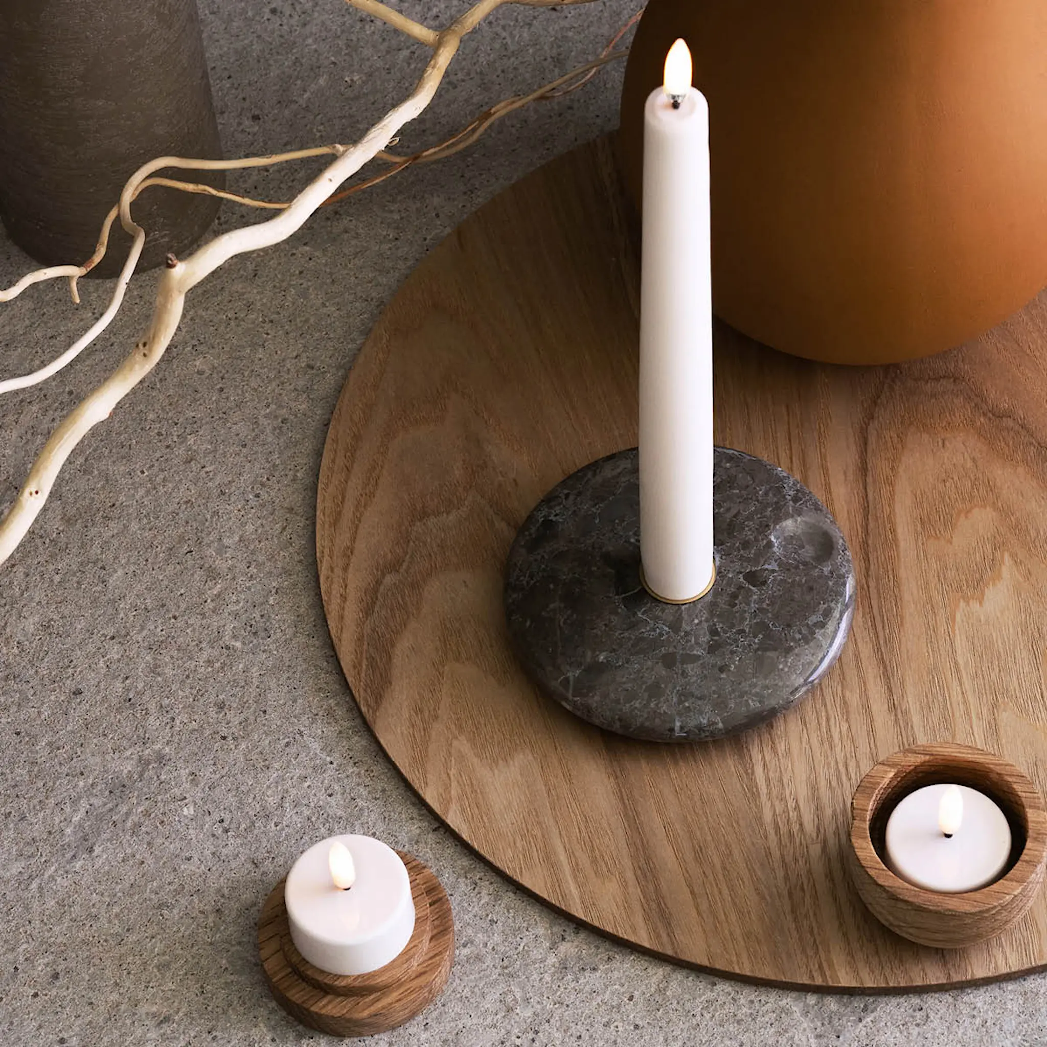 Uyuni Lighting LED värmeljus 3,9x2,1 cm vit