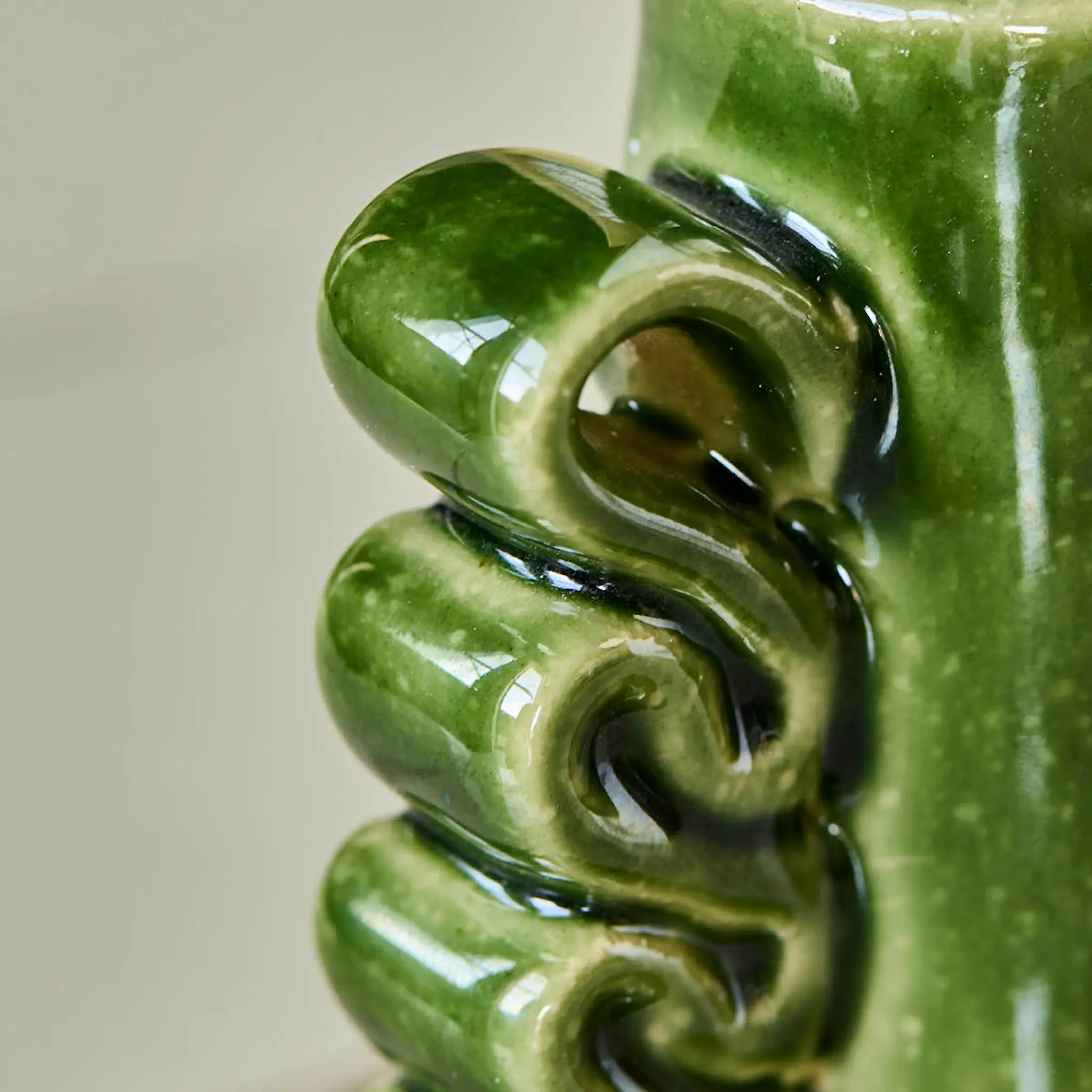 House Doctor Diva Kynttilänjalka 9,5x10 cm Vihreä