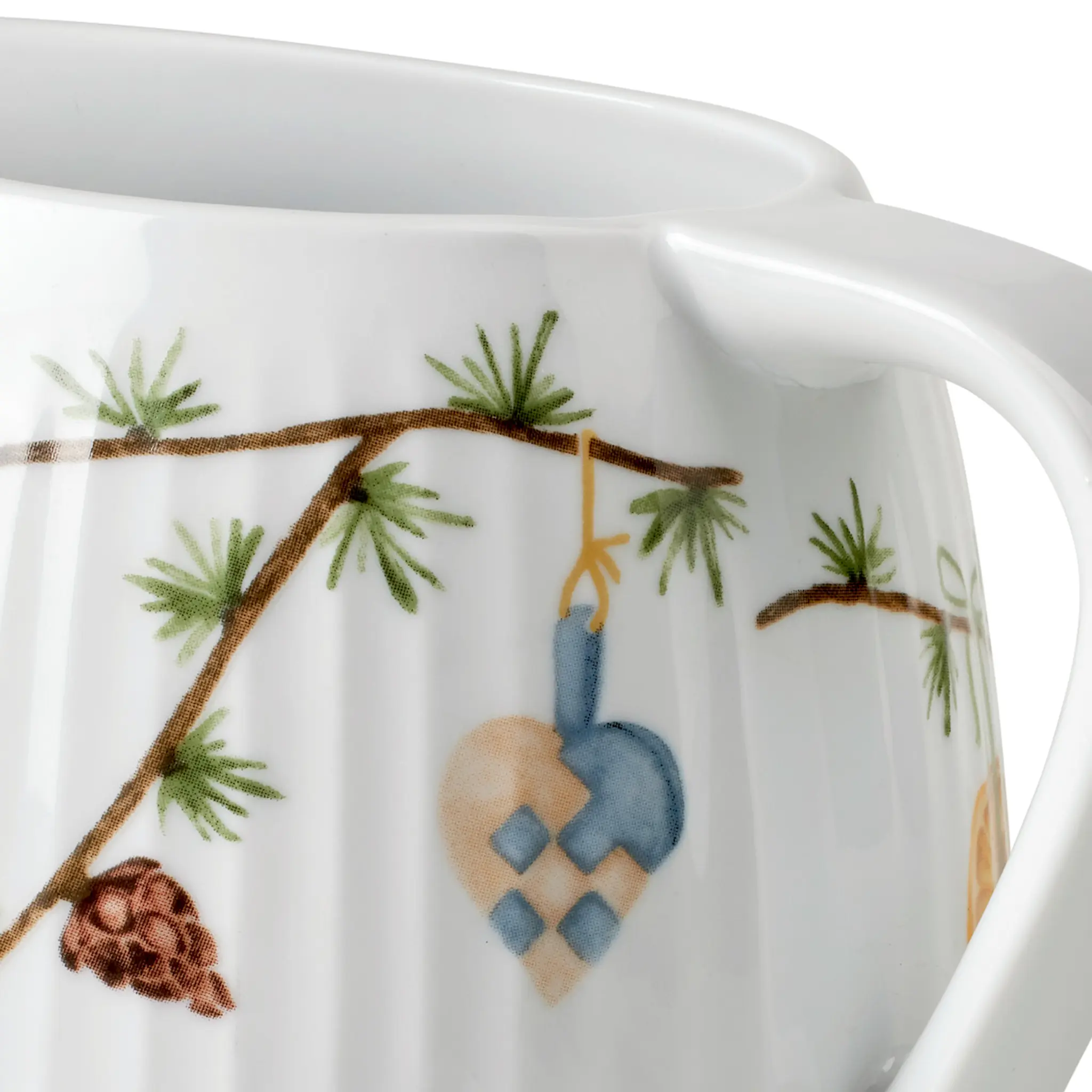 Kähler Hammershøi Christmas såskanna 66 cl vit med dekor