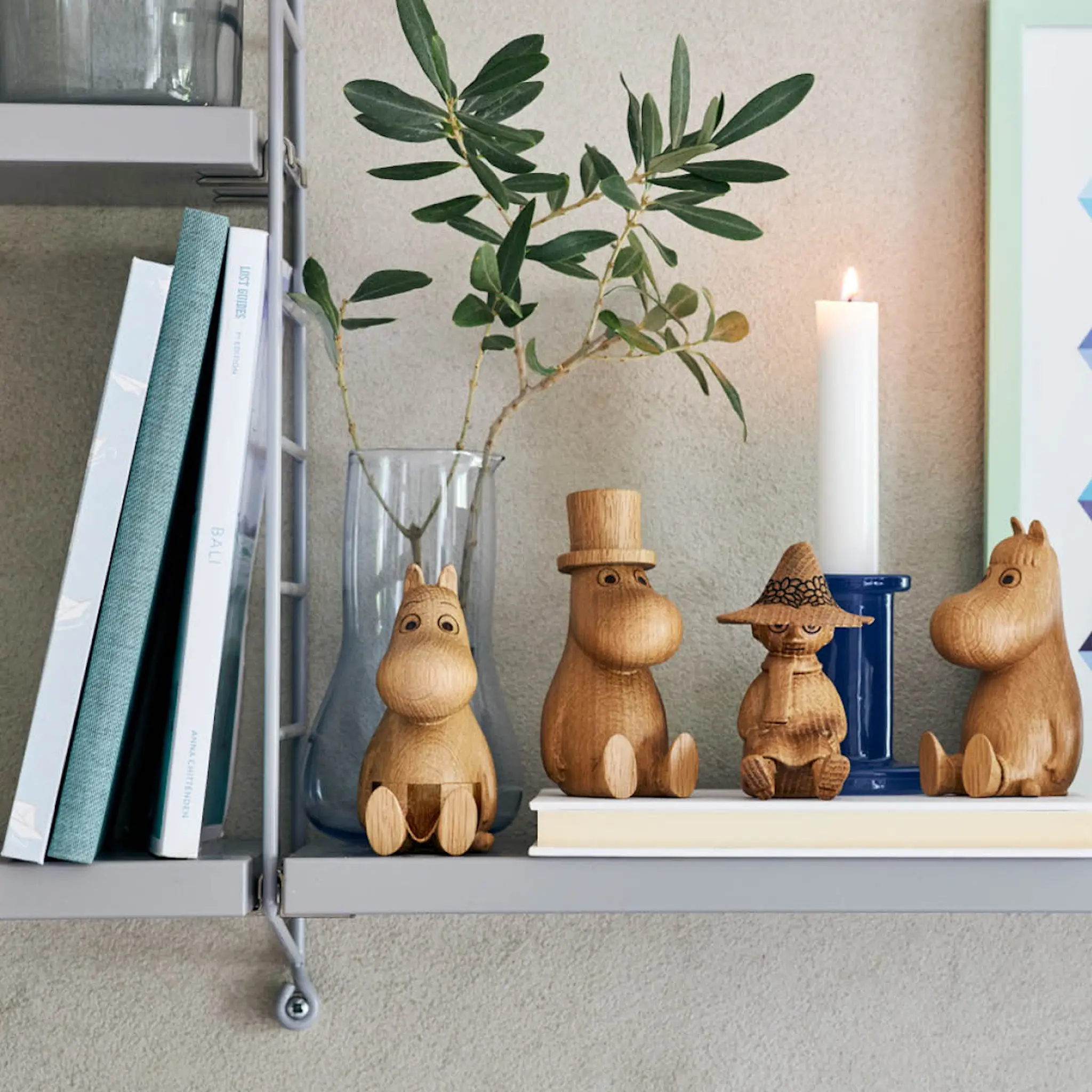 Dsignhouse x Moomin Mumin träfigur S Muminmamman 7,5 cm ek