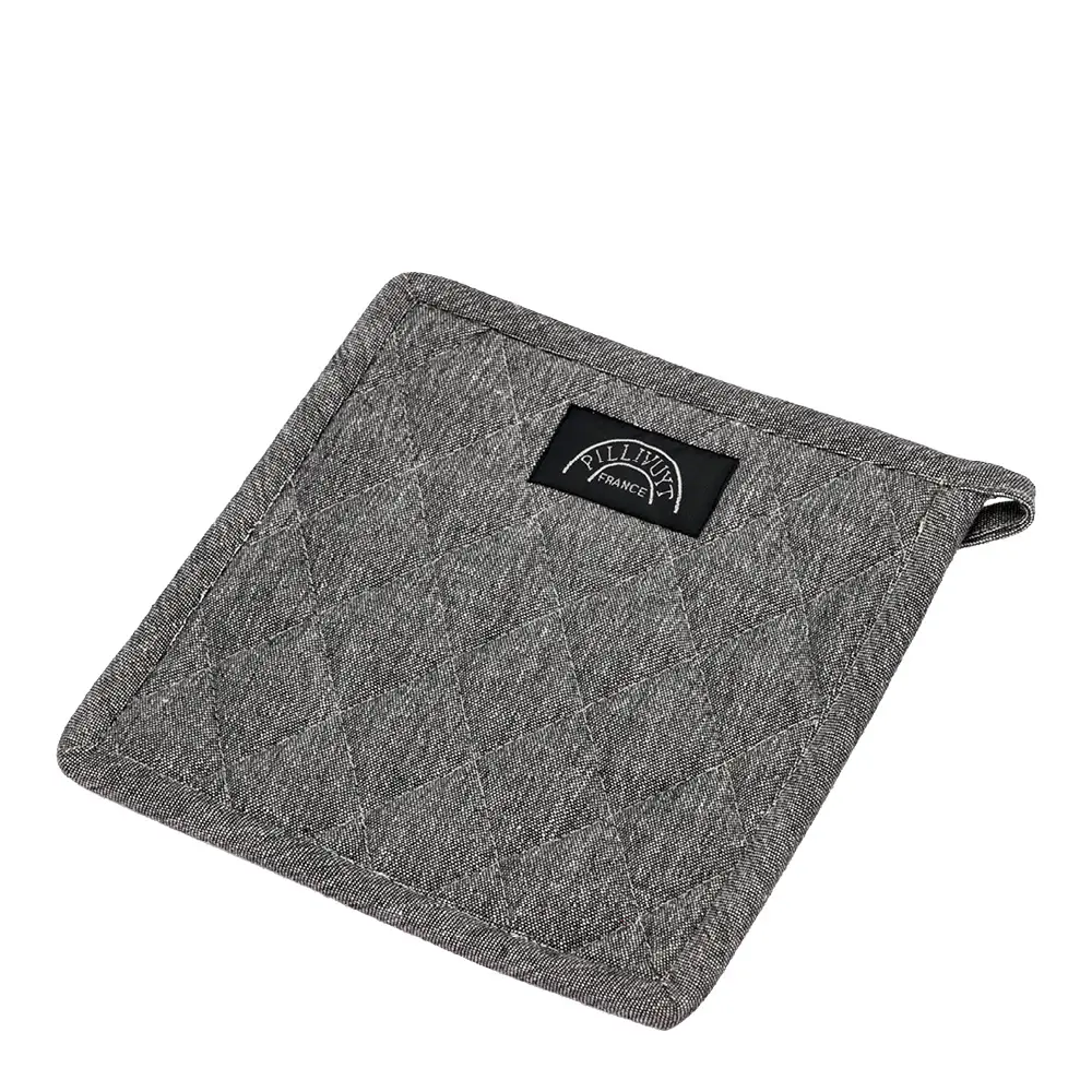 Recycle gryteklut 22,5x22,5 cm grå