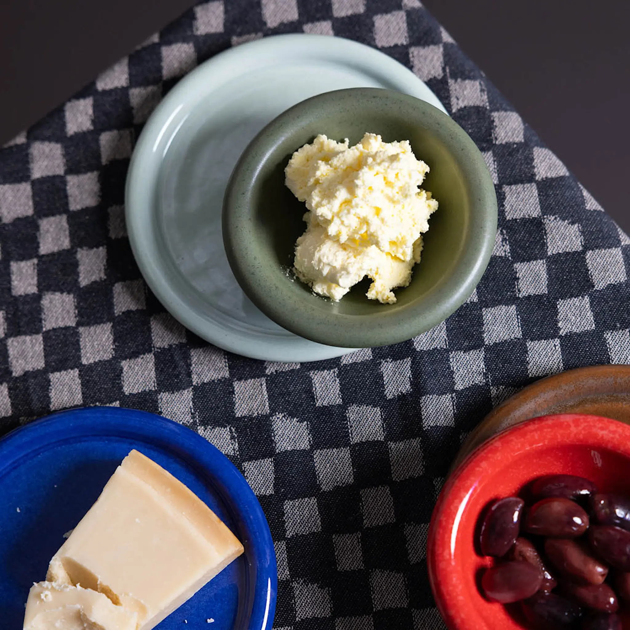 ByOn Porto skål liten 13 cm grön