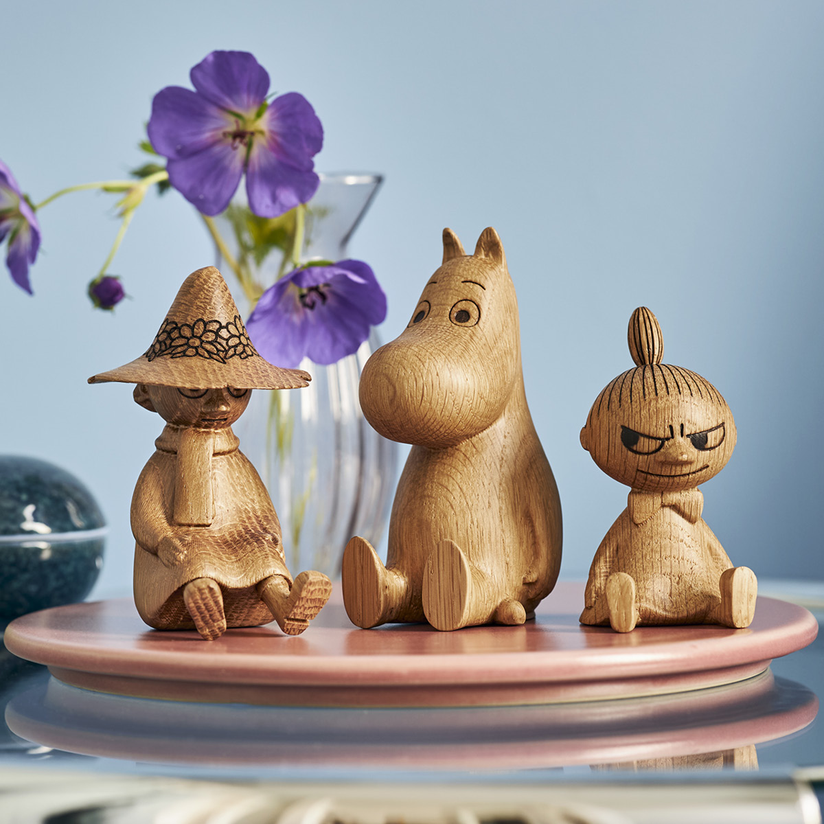 Dsignhouse x Moomin Mummi trefigur Mummi 10 cm eik