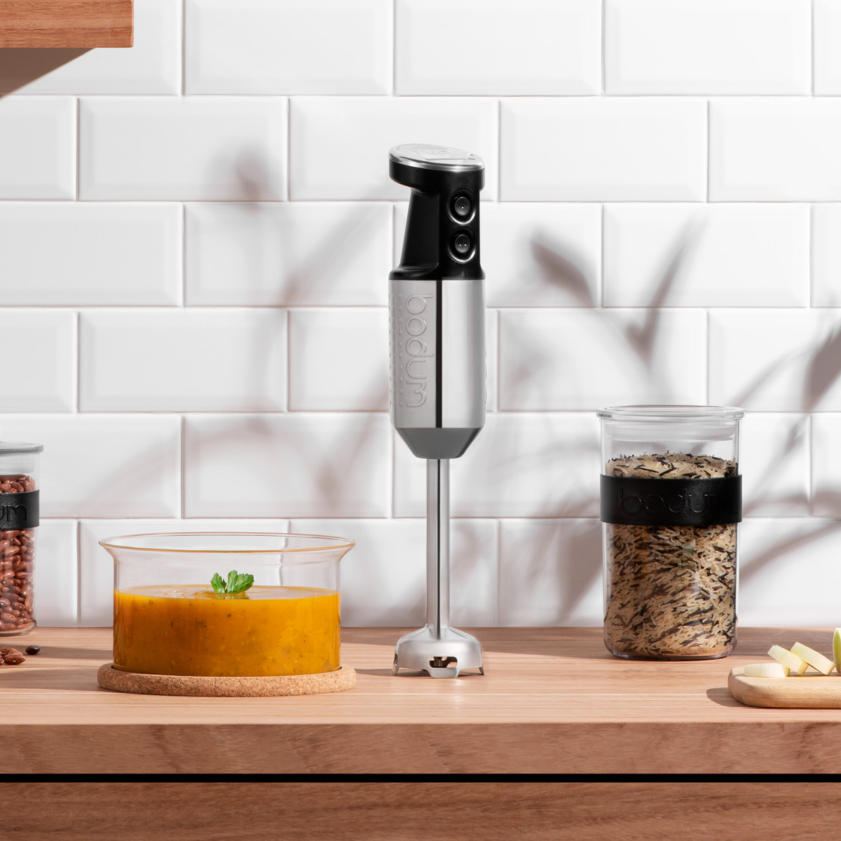 Bodum Bistro stavmixer med tillbehör krom