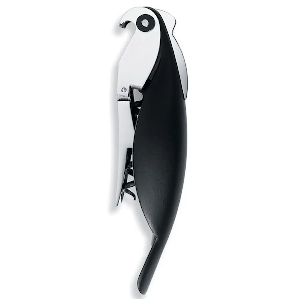 Parrot korketrekker 13 cm svart