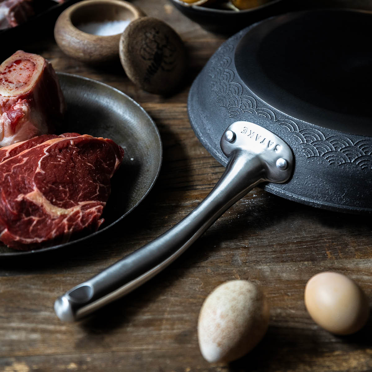 Satake Pure Pan støpejernspanne 30 cm
