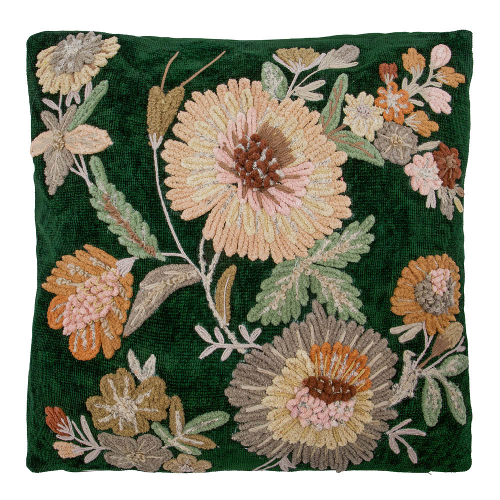 House Doctor Bota Tyynynpäällinen 50x50 cm Vihreä/Vaaleanpunainen