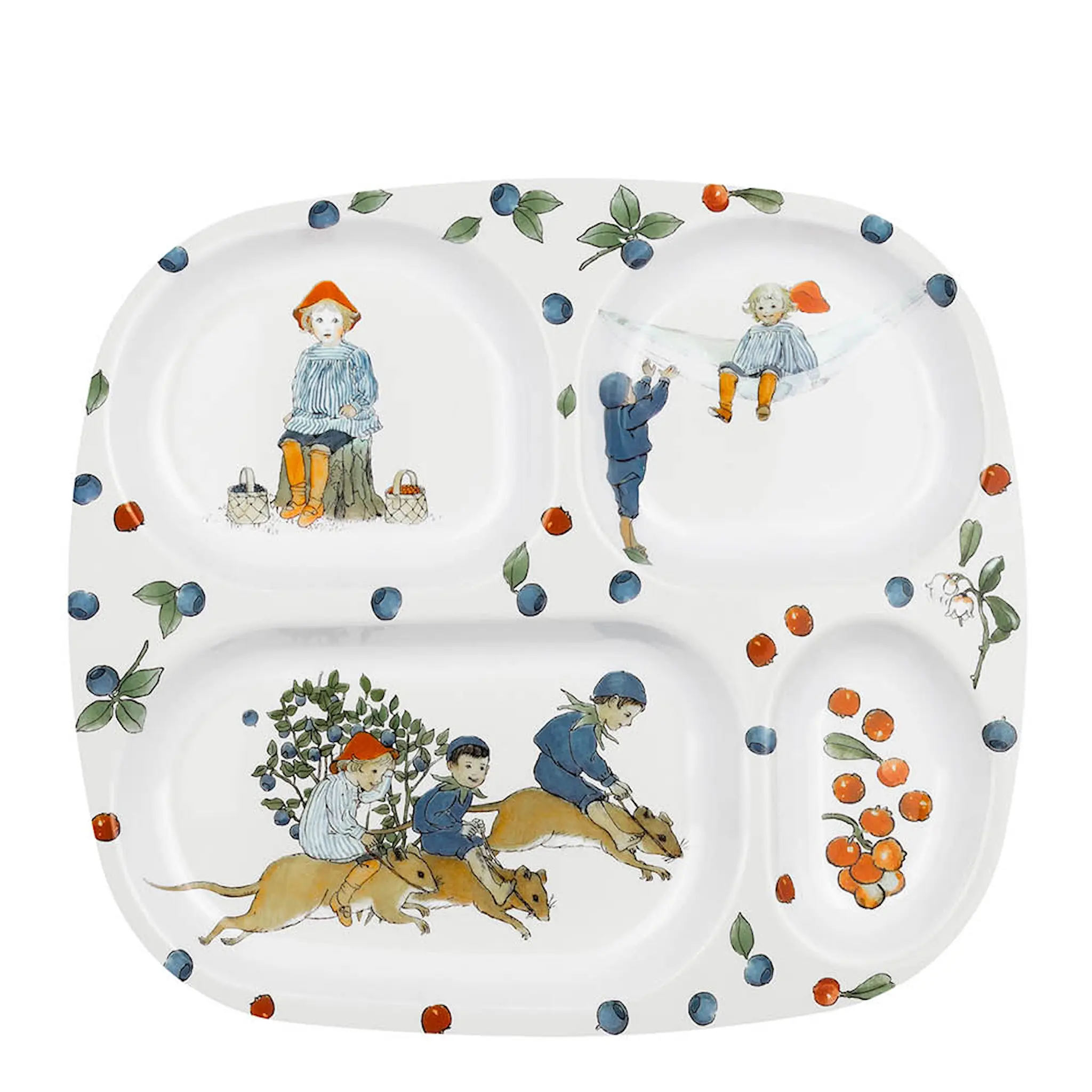 Rätt Start Elsa Beskow Lautanen 4 lokeroa Putte