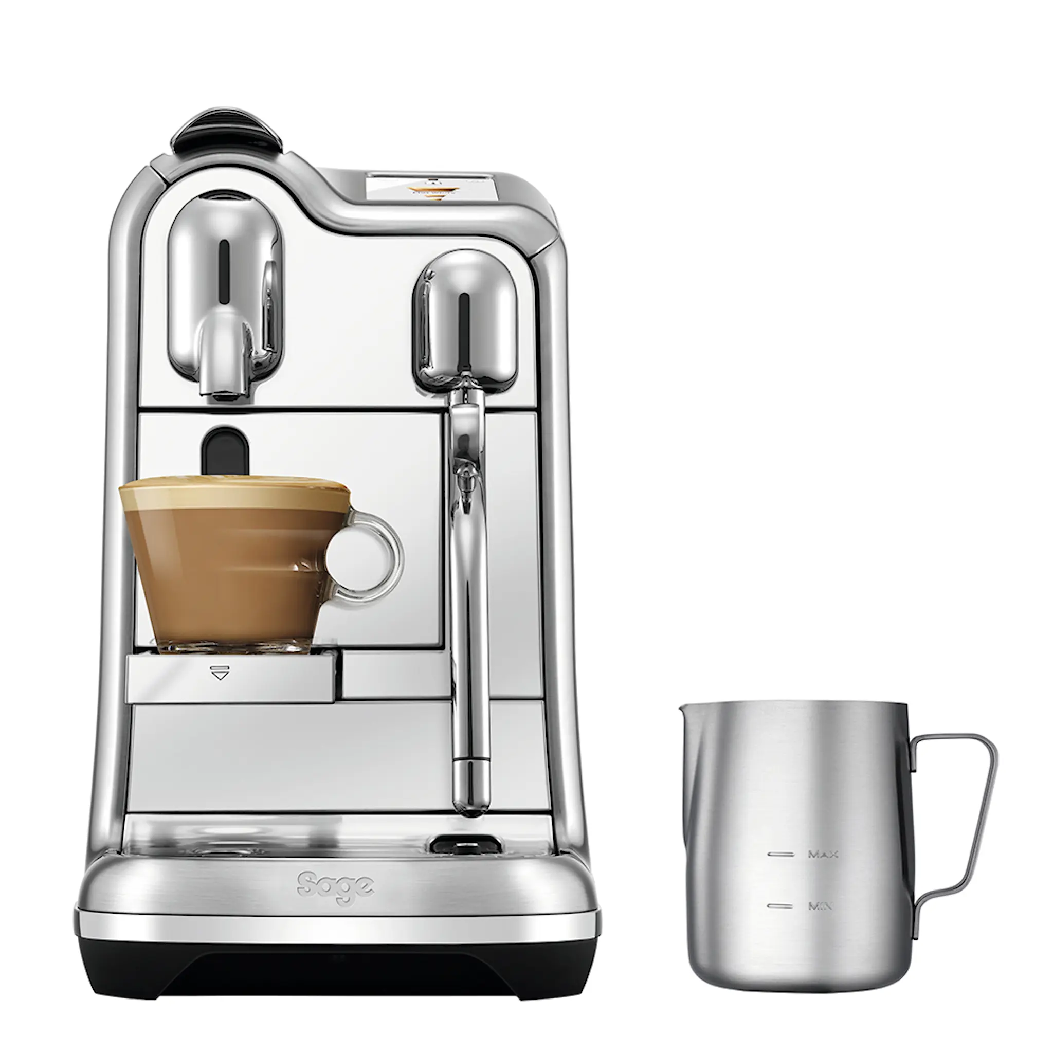 Sage Sage The Creatista Pro Kaffemaskin Borstad Rostfritt Stål