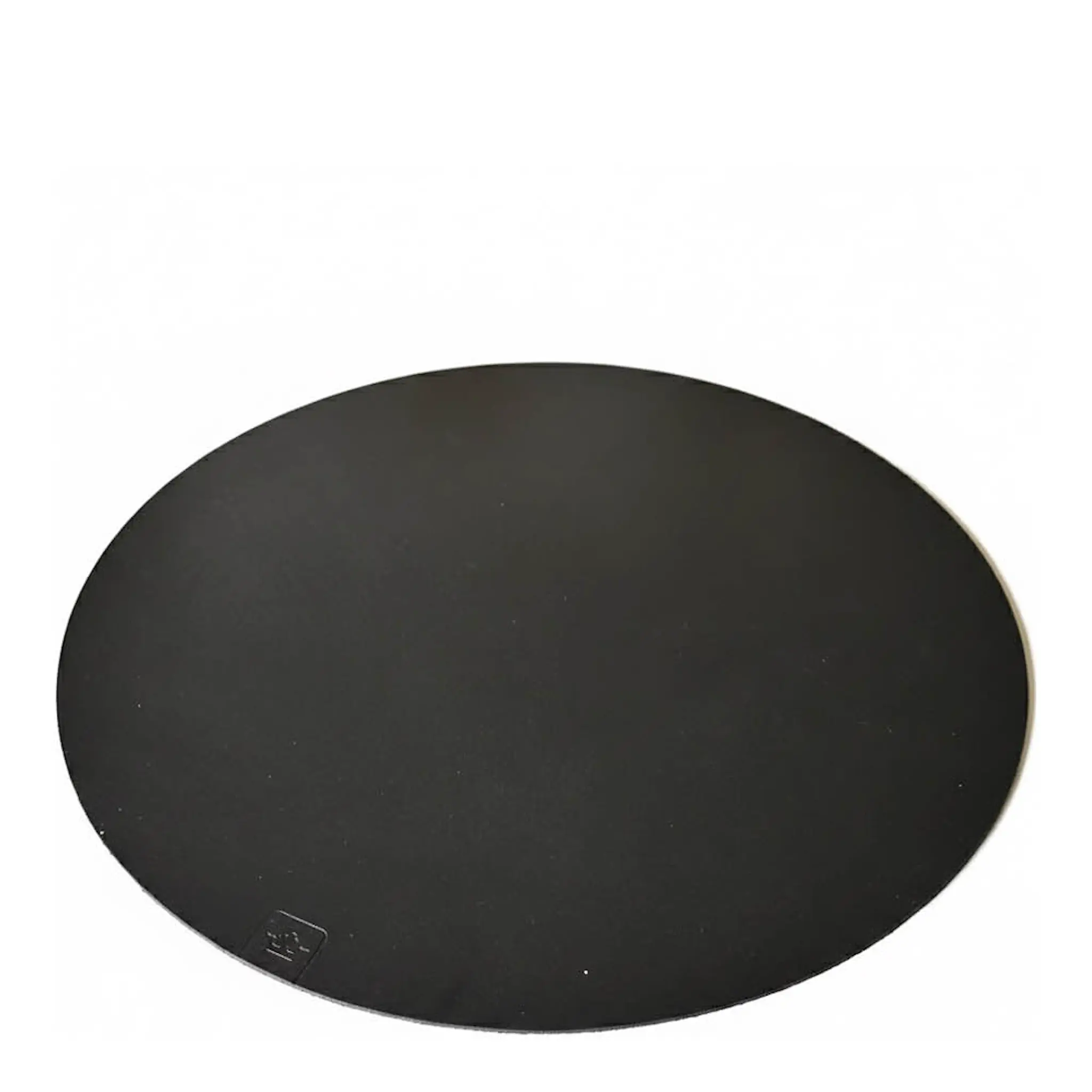 Nordan Home Bordstablett i läder rund 35 cm svart