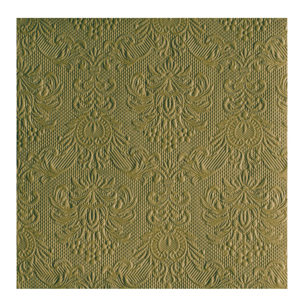 Ambiente Elegance Servetti 40x40 cm 15 kpl Olive Green
