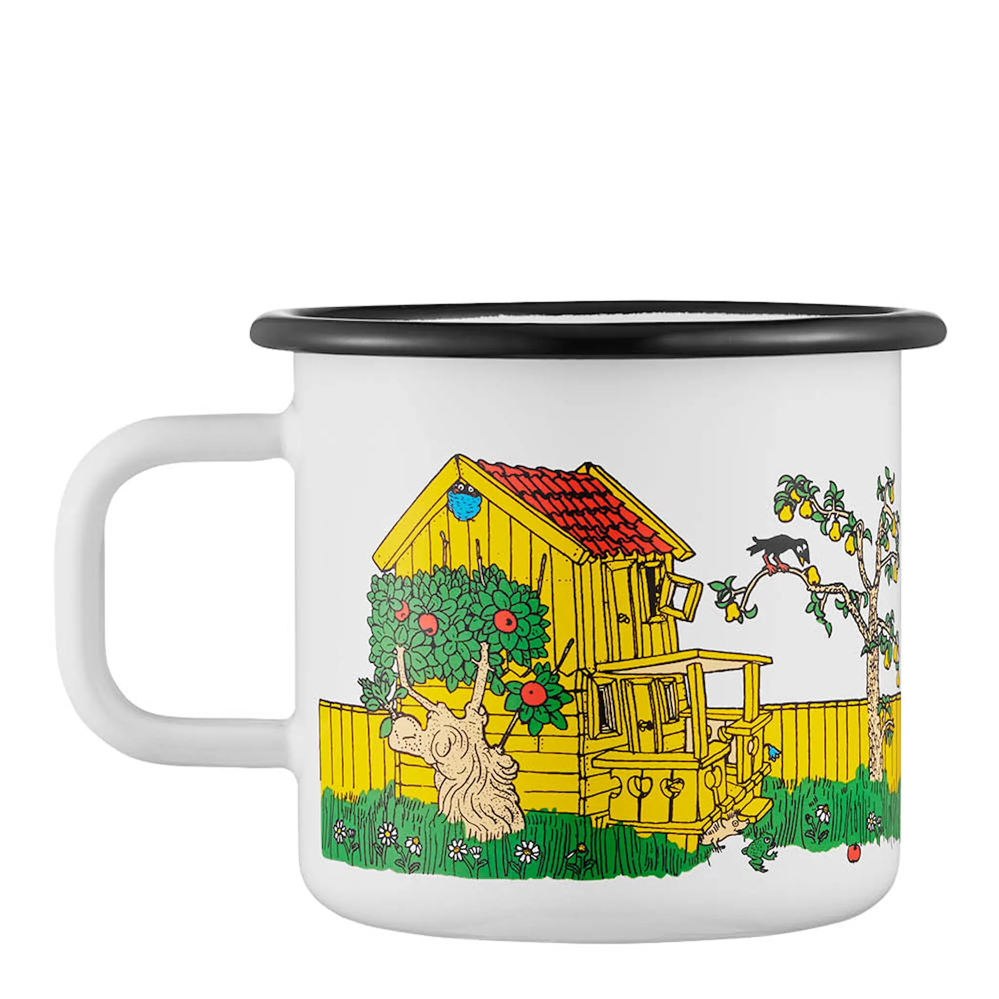 Muurla Pippi emaljmugg 37 cl Vägen hem