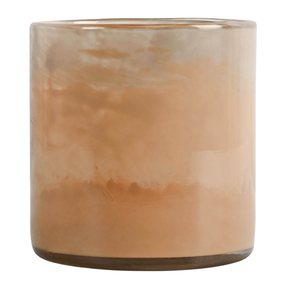 ByOn Calore ljuslykta M 15 cm aprikos