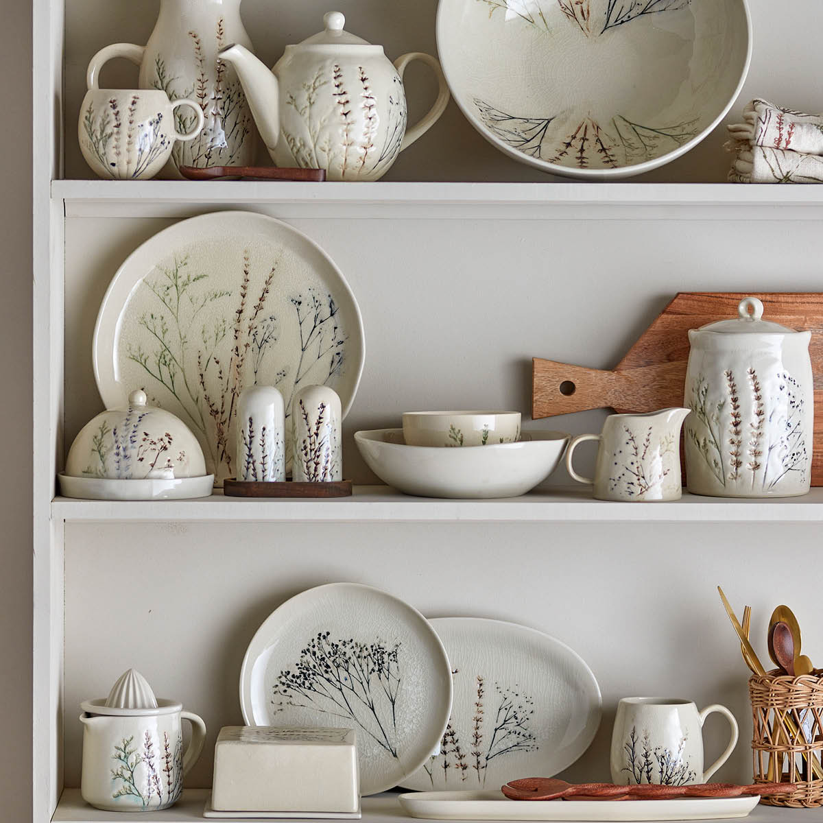 Bloomingville Bea servisset 12 delar natur