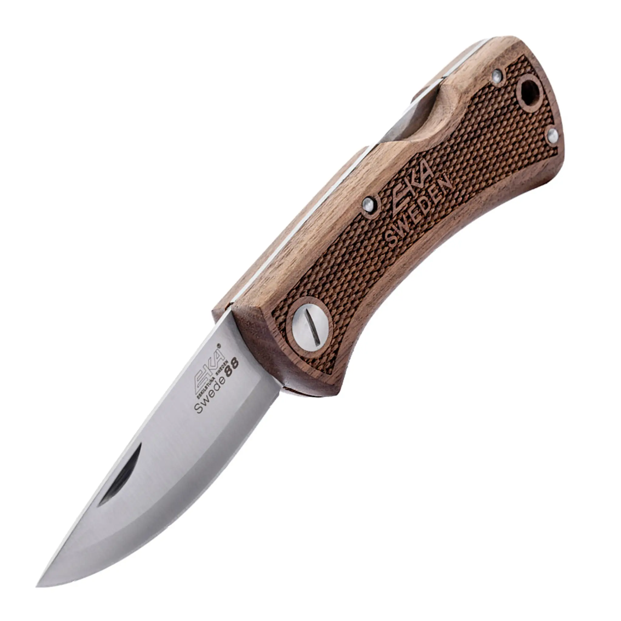 EKA Swede 88 fällkniv 7,5 cm valnöt