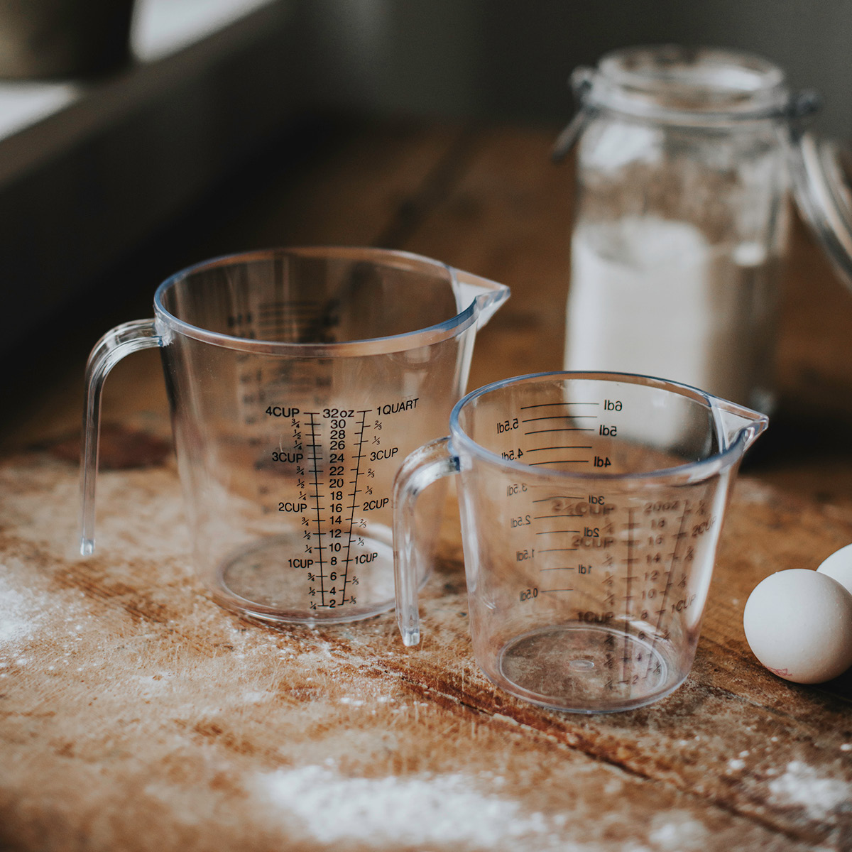 Dorre Mila målebeger 0,6L hvit