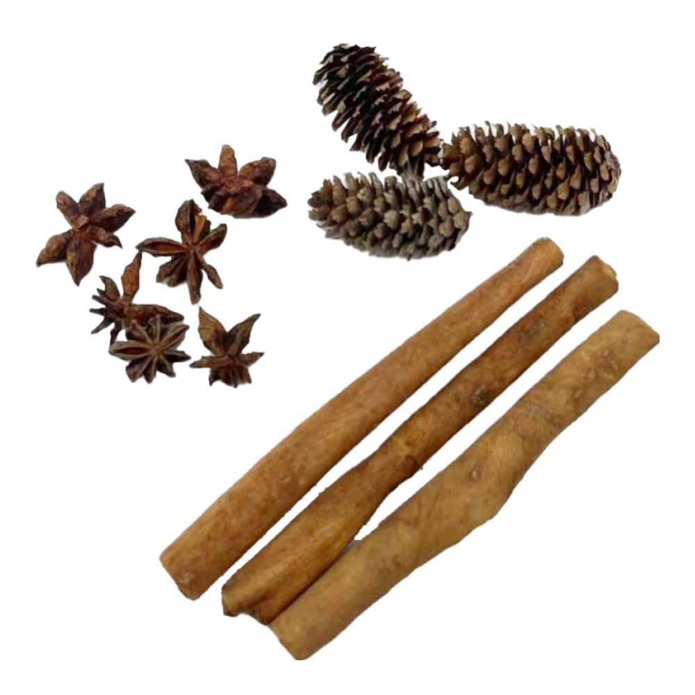 Holmen Gill dekoration naturtrogen kotte/stjärnanis/kanel