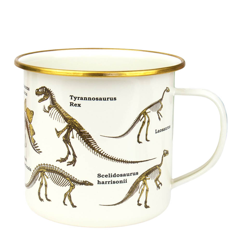 Gift Republic Emaljmugg 50 cl dinosaurier