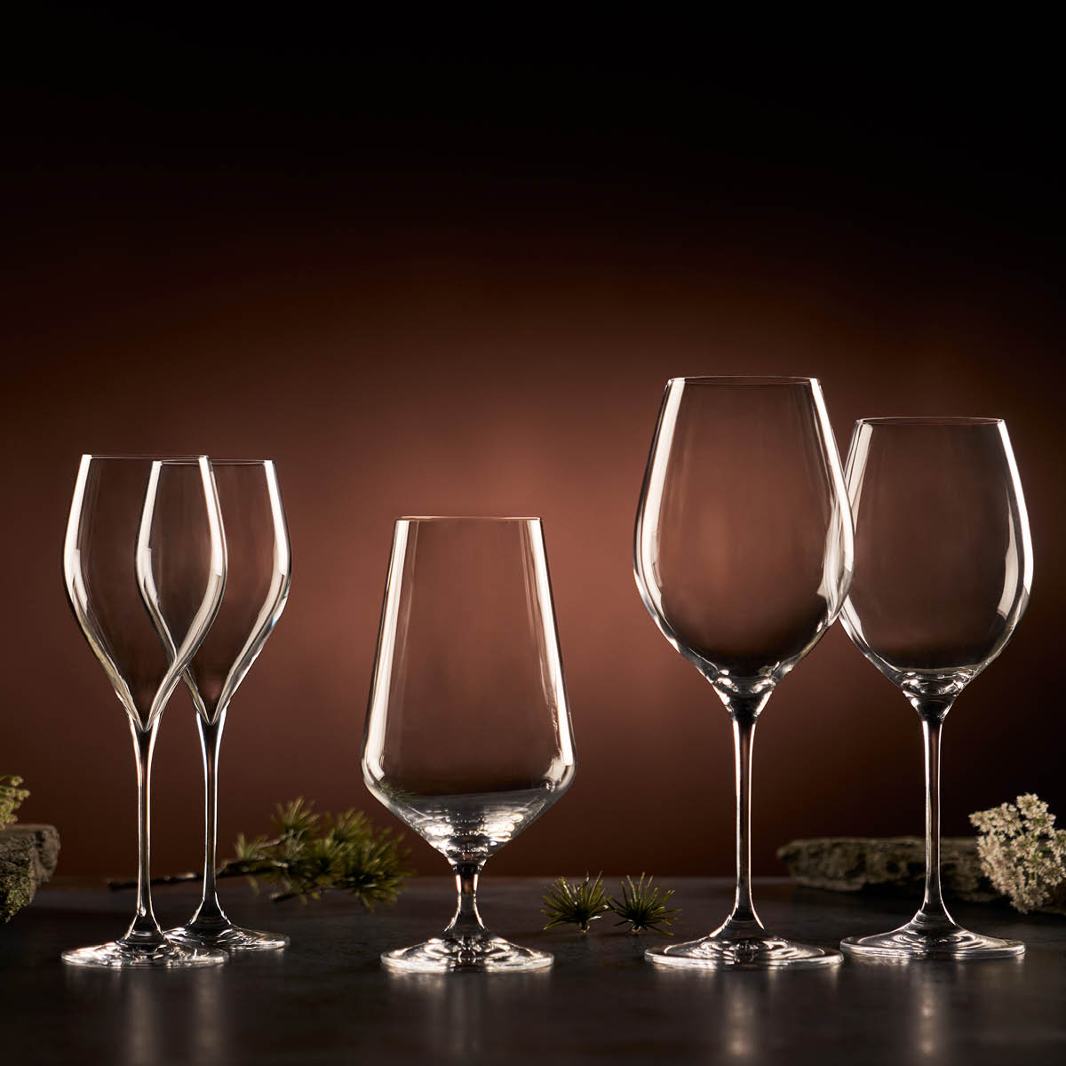 Modern House Sontell rødvinsglass universal 66 cl 6 stk klar