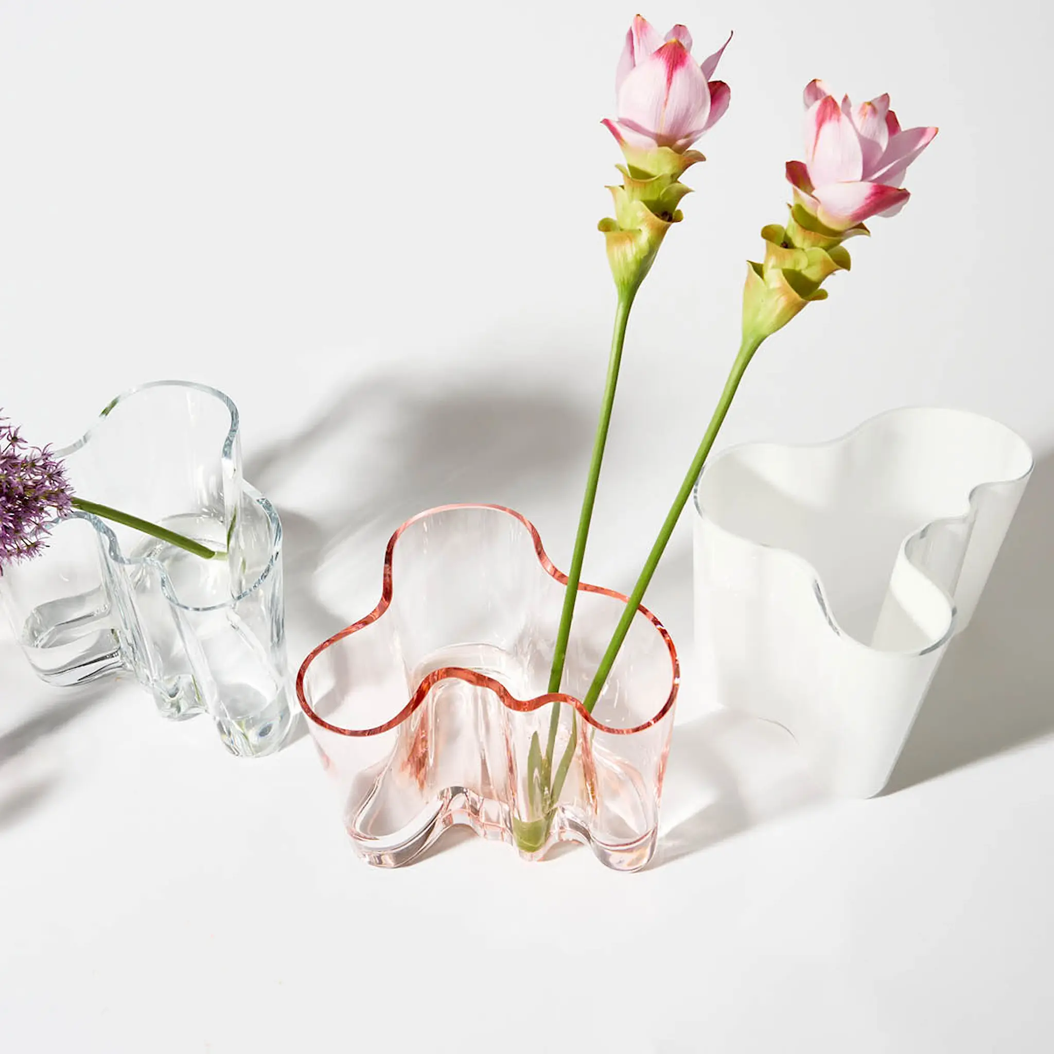 iittala Alvar Aalto Collection vas 16 cm laxrosa