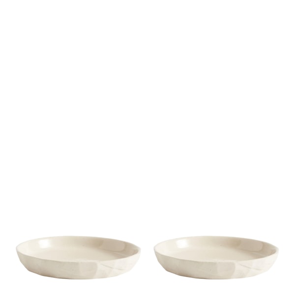 Kuri assiett 16 cm 2-pack beige