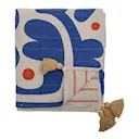 Eviaya pläd 160x130 cm blå