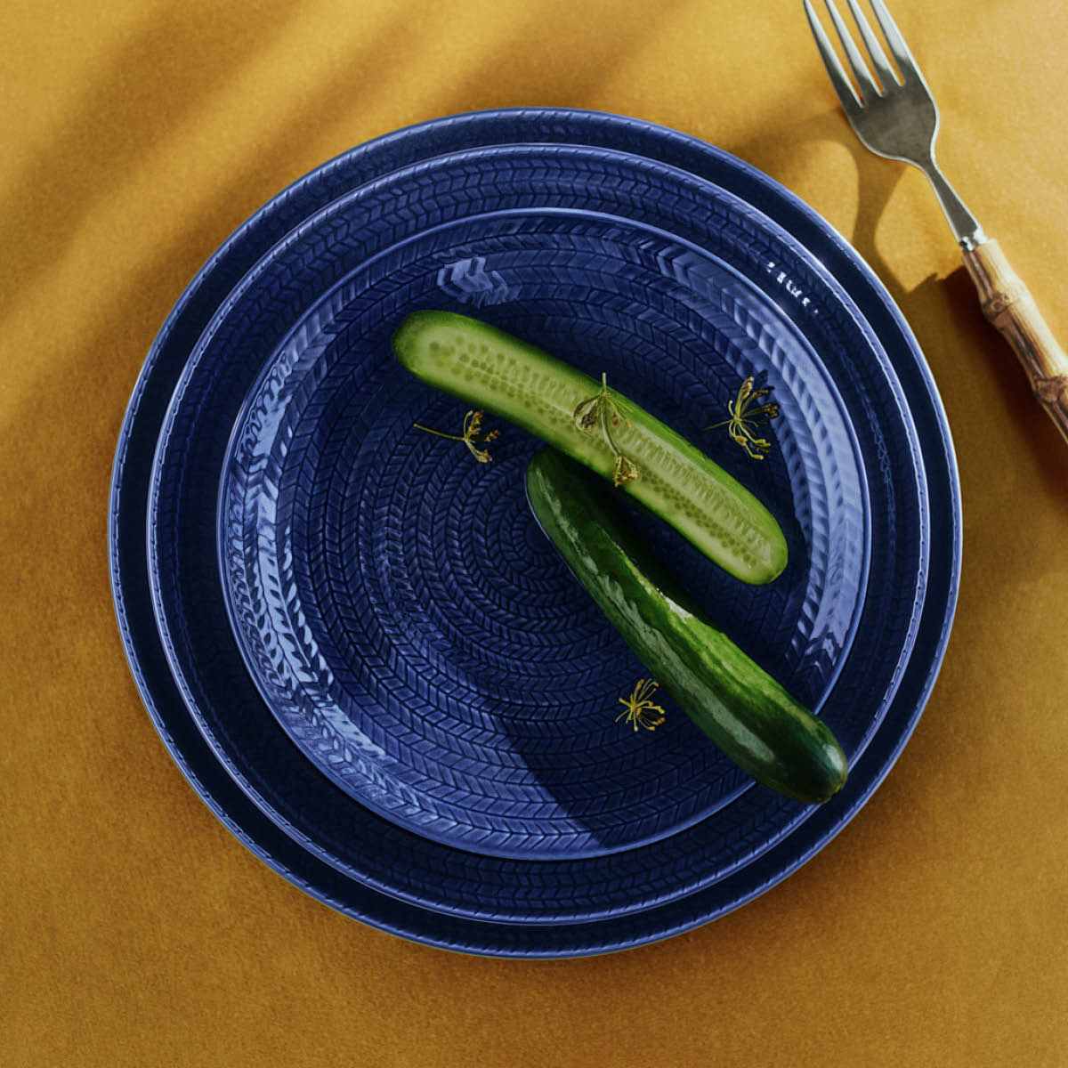 Rörstrand Blå Eld Lautanen 23 cm Sininen