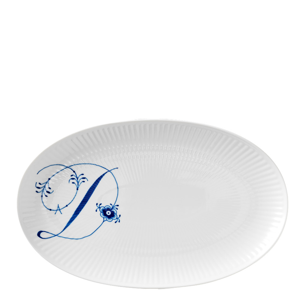 Royal Copenhagen - Alphabet Collection Lautanen soikea 23 cm D