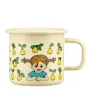 Pippi emaljmugg 37 cl frukter gul